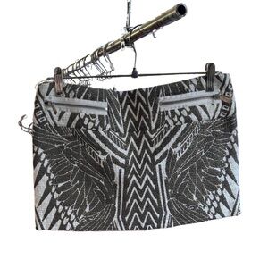Just Cavalli Black and White Mini Skirt